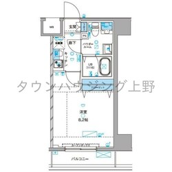 ジェノヴィア浅草ＩＩＩグリーンヴェールの物件間取画像